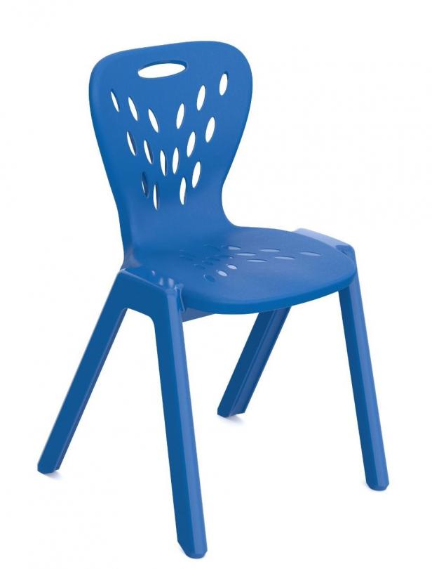 Стілець учнівський з пластиковим моноблоком, АЛМАНТ, 820х550х830 мм, (h=460 мм).